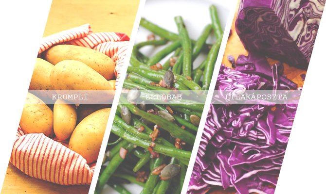 június zöldségek